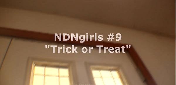  Halloween Trick or Treat NDNgirls Native American Indian Porn ft Kitty Catherine